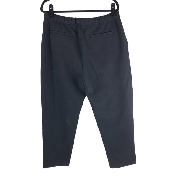 Everlane The Dream Pant Pintuck Pull On Pockets Drawstring Tapered Black Size L - Picture 6 of 8